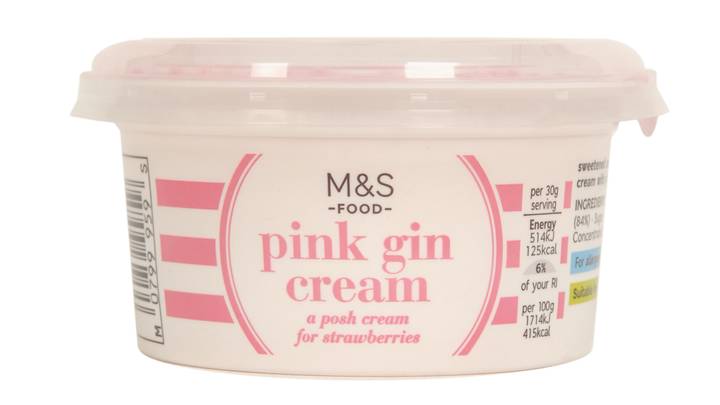 Marks & Spencer Pink Gin Icecream