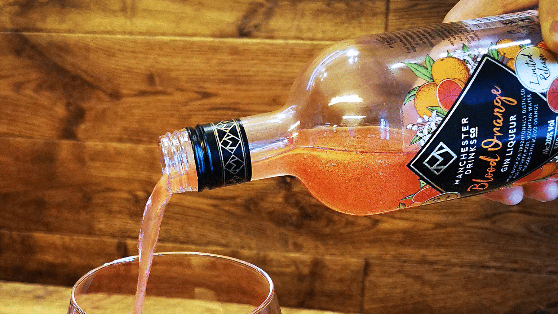 Gin Liqueur - Blood Orange Shimmer Pour